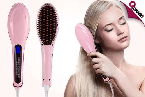 For QR99, Perfect Your Hair with an Electric Hair Straightening Brush! (QR160 Value)